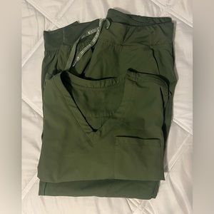 med couture scrub set